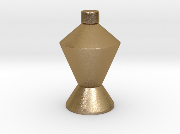 CHUAN'S Champion Bottle in Polished Gold Steel