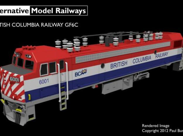 NGF6C1 N scale British Columbia Railway GF6C in Smooth Fine Detail Plastic