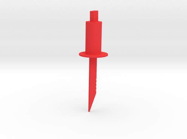 刀造型USB in Red Processed Versatile Plastic