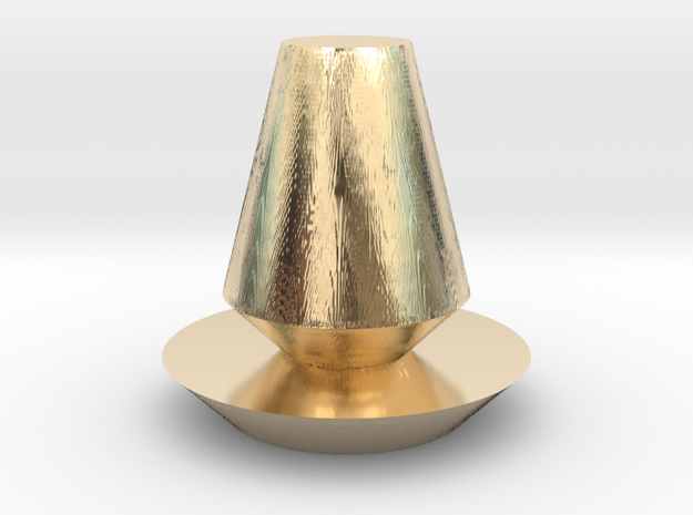 vase in 14K Yellow Gold: Medium