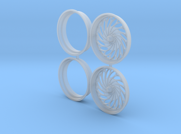 Swirl 1/25  drag front pr in Tan Fine Detail Plastic