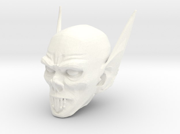 vampire head 1 in White Processed Versatile Plastic
