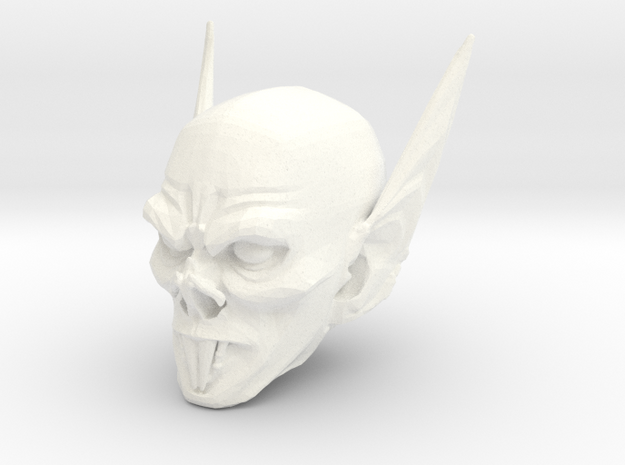 vampire head 2 in White Processed Versatile Plastic