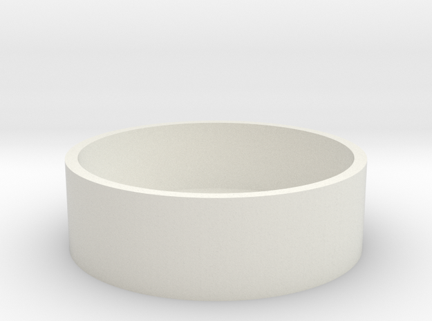Simple Beauty Ring 22MM in White Natural Versatile Plastic