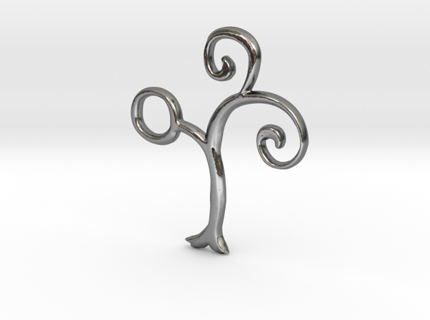 Alchemical Silver 02 (Loop Available) in Polished Silver: Small