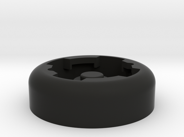 Adapter from X-lock insert to Lezyne mount in Black Natural Versatile Plastic