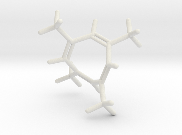 #10 S4 = C4i tetramethyl-cyclo-octa-tetraene in White Natural Versatile Plastic