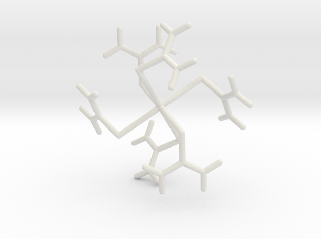 #17 C3i = S6 hexakis(thiourea)bismuth in White Natural Versatile Plastic