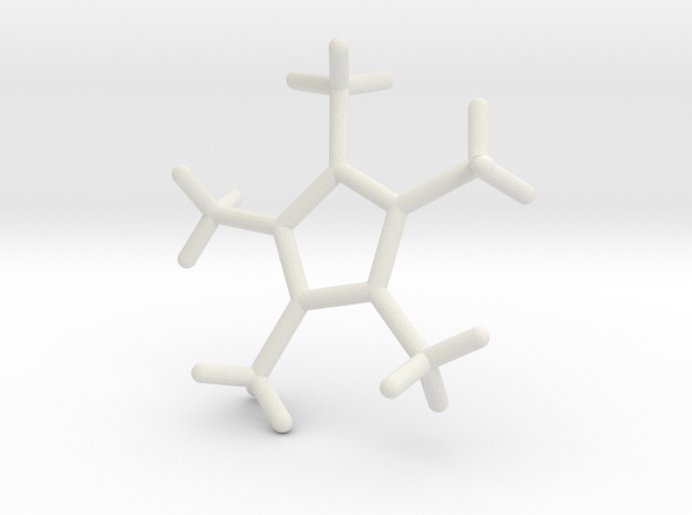#36 C5h pentamethyl-­cyclopentadienyl in White Natural Versatile Plastic