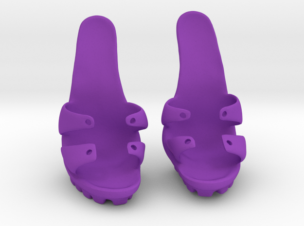 Beaty Shoes in Purple Processed Versatile Plastic: Small