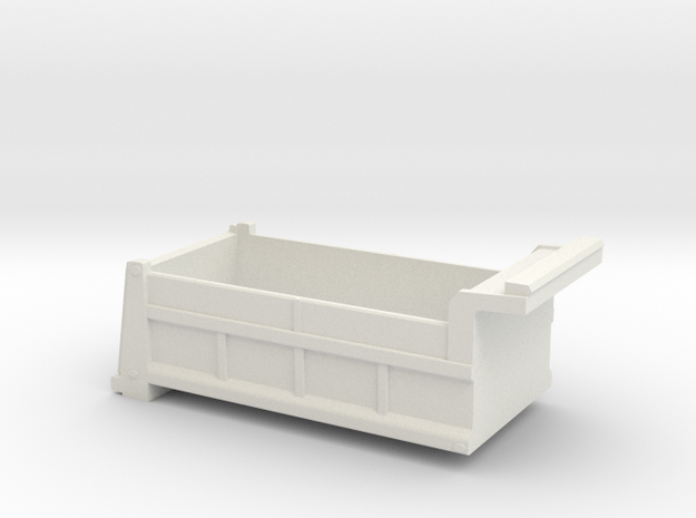 1/64 Dump Bed in White Natural Versatile Plastic