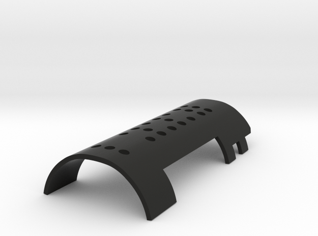 Yoda chassis cover for Nano biscotte V4 (NBV4) in Black Natural Versatile Plastic