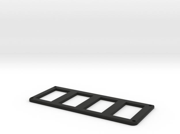 Jeep Cherokee XJ Overhead Console Switch Panel (4) in Black Natural Versatile Plastic