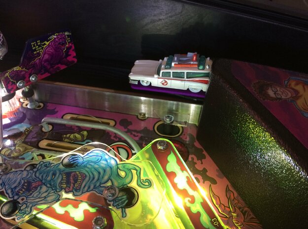 Pinball Ghostbusters Ecto Car Mount in Purple Processed Versatile Plastic
