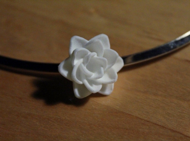 rose pendant in White Natural Versatile Plastic