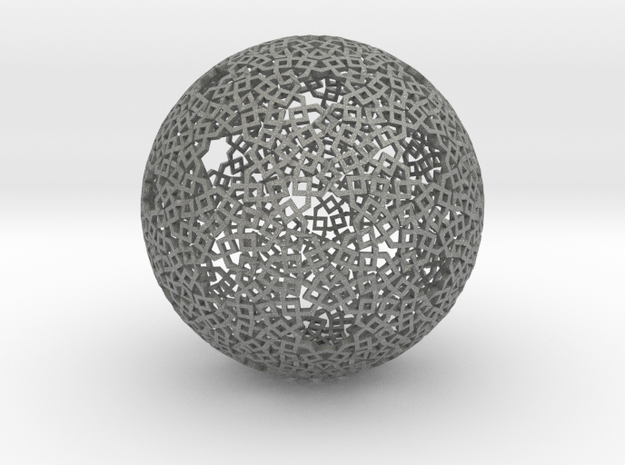 Tessellated Sphere in Gray PA12
