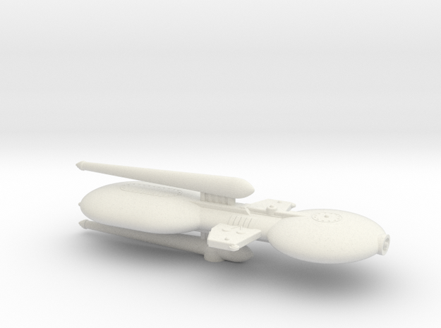 3788 Scale Gorn Destroyer-Battlecruiser SRZ in White Natural Versatile Plastic