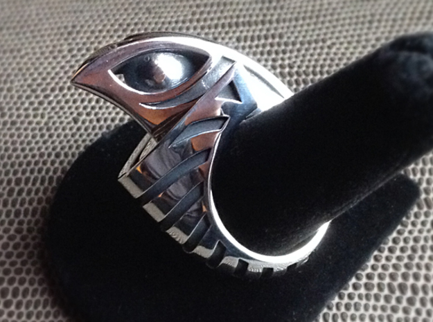 Falcon Ring 1 - Size 11 (20.57 mm) in Polished Silver