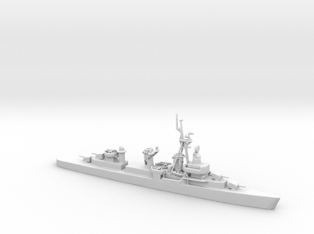 1/2400 Scale 4 Gun Fletcher Destroyer 1950 in Tan Fine Detail Plastic