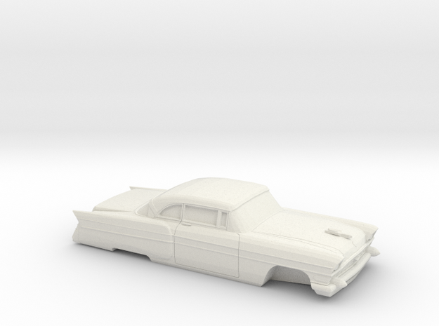 1/64 1956 Packard Executiv Coupe in White Natural Versatile Plastic