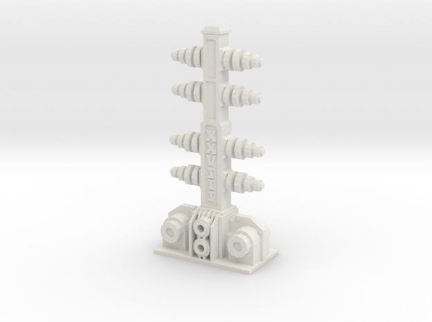 electric tower from battle for macragge in White Natural Versatile Plastic