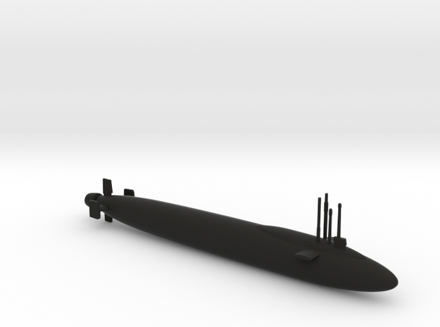 (1/600) US Navy CONFORM Submarine in Black Natural Versatile Plastic: 1:600
