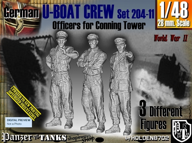 1/48 German U-Boot Crew Set204-11