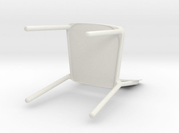 Stackable chair in White Natural Versatile Plastic