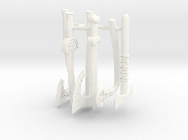 GAUL WEAPONS SET in White Processed Versatile Plastic