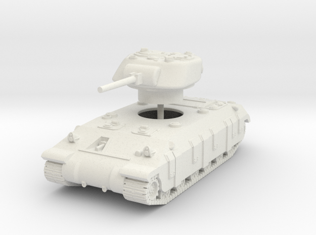 1/87 (HO) T14 Assault tank in White Natural Versatile Plastic