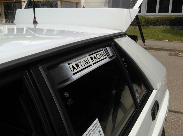Lancia Delta 1 "Martini Racing" window Shield 2 in White Natural Versatile Plastic