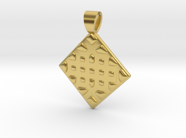 Vorothnic [pendant] in Polished Brass