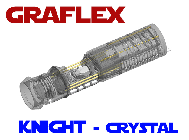 Graflex Knight Chassis - Crystal in Clear Ultra Fine Detail Plastic