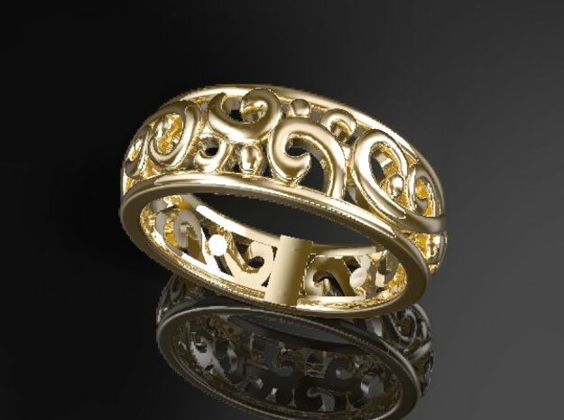 ArabesqueA-Ring US-Ring-size6.5(JP-size-#12)  in 14K Yellow Gold