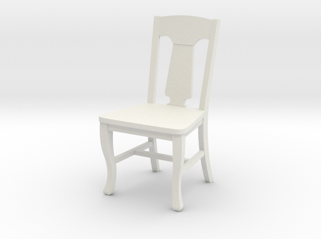 1:24 Urn Chair (Not Full Size) in White Natural Versatile Plastic