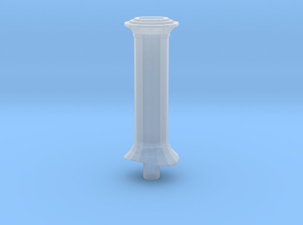 009 Hunslet style chimney in Smooth Fine Detail Plastic