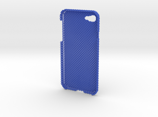 iPhone7 Case -Lattice 2 in Blue Processed Versatile Plastic