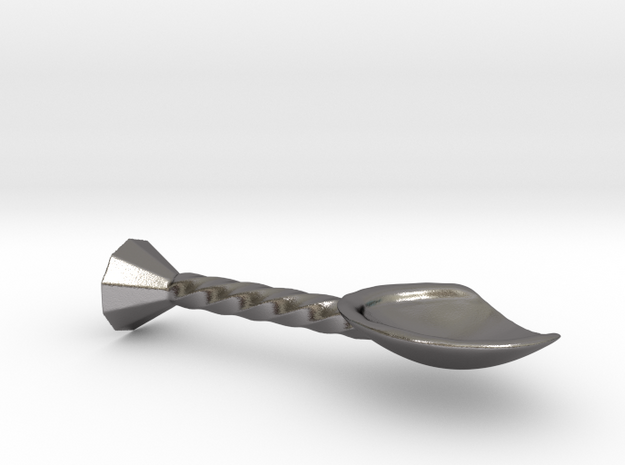 Herb spoon in Polished Nickel Steel