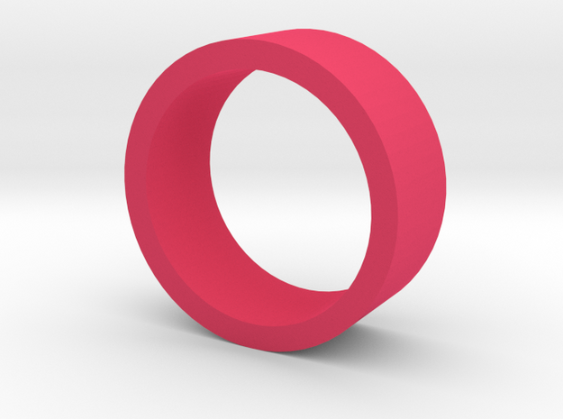 Ring Flat in Pink Processed Versatile Plastic