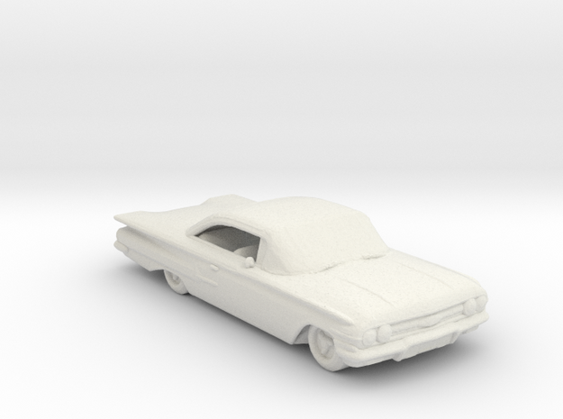 white Jeepers creeper 60 chevy 285 scale in White Natural Versatile Plastic