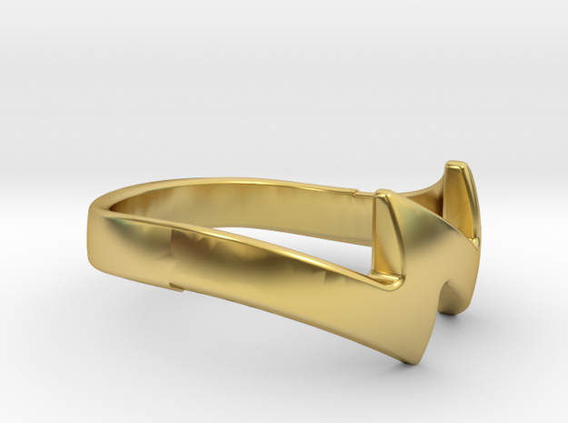 ZUUZ Ring in Polished Brass