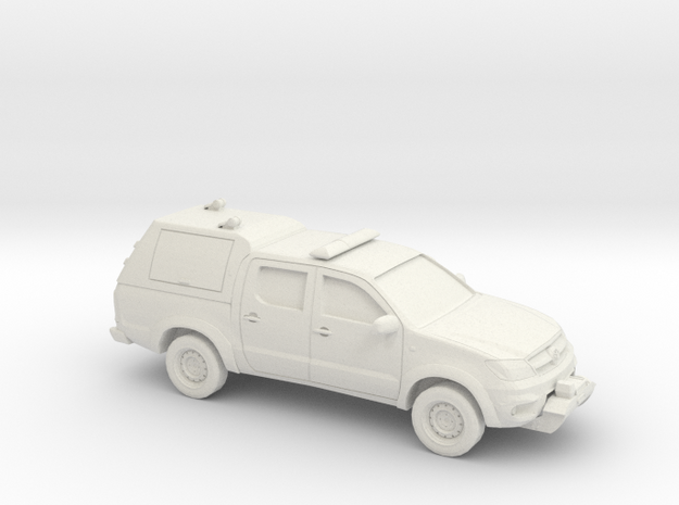 1/72 2005-15 Toyota Hilux Royal Airforce Mountain  in White Natural Versatile Plastic