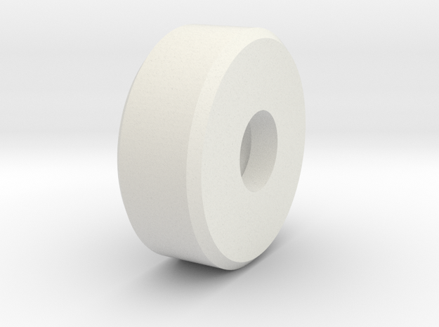 sls-narrow-sm-roller in White Natural Versatile Plastic