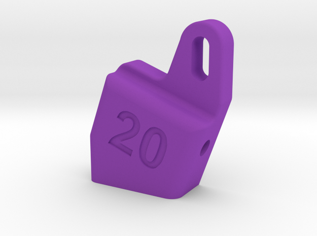 20LB in Purple Processed Versatile Plastic