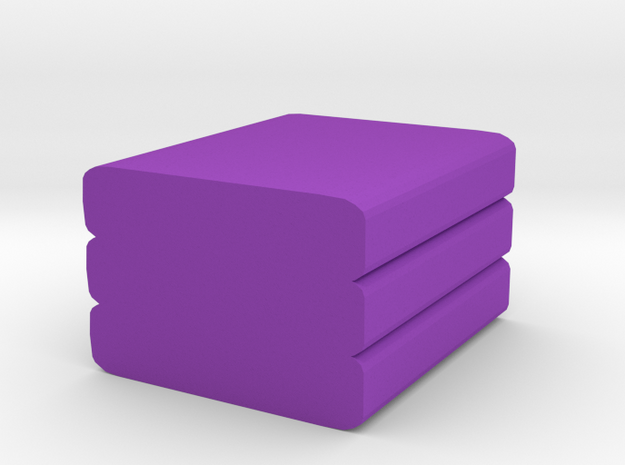 Game Piece, Cloth in Purple Processed Versatile Plastic