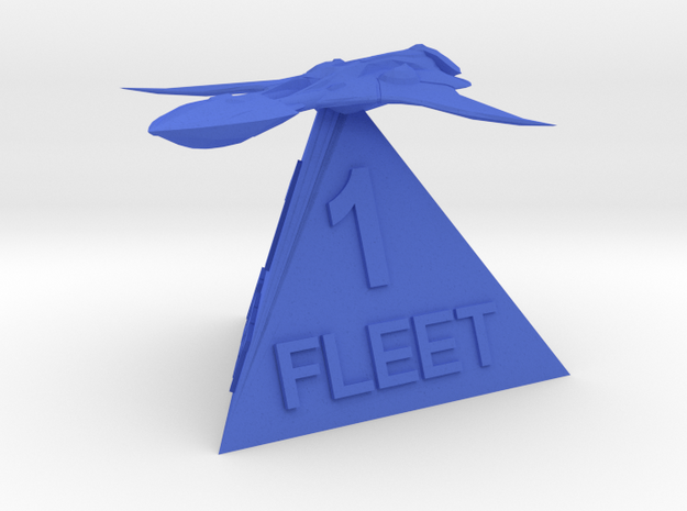 Xindi Fleet 1 in Blue Processed Versatile Plastic