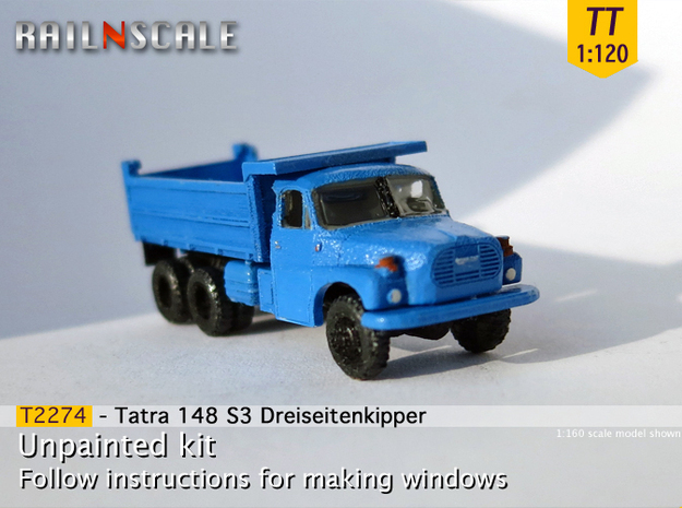 Tatra 148 S3 Dreiseitenkipper (TT 1:120) in Tan Fine Detail Plastic