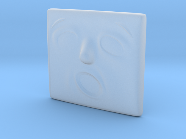 Scared Face in Smoothest Fine Detail Plastic