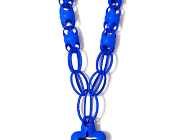 Rosary 1 in Blue Processed Versatile Plastic