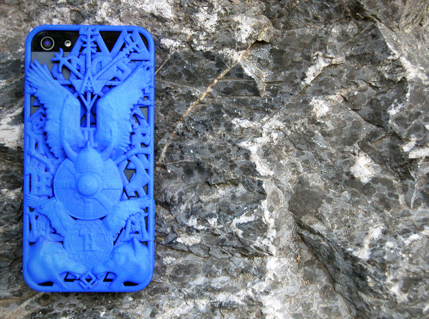 Ragnarök iPhone 5 Cover  in Blue Processed Versatile Plastic